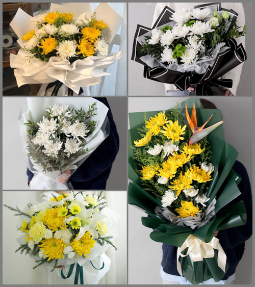 广东梅州市丰顺县汤坑镇梅溪村白事花束代送